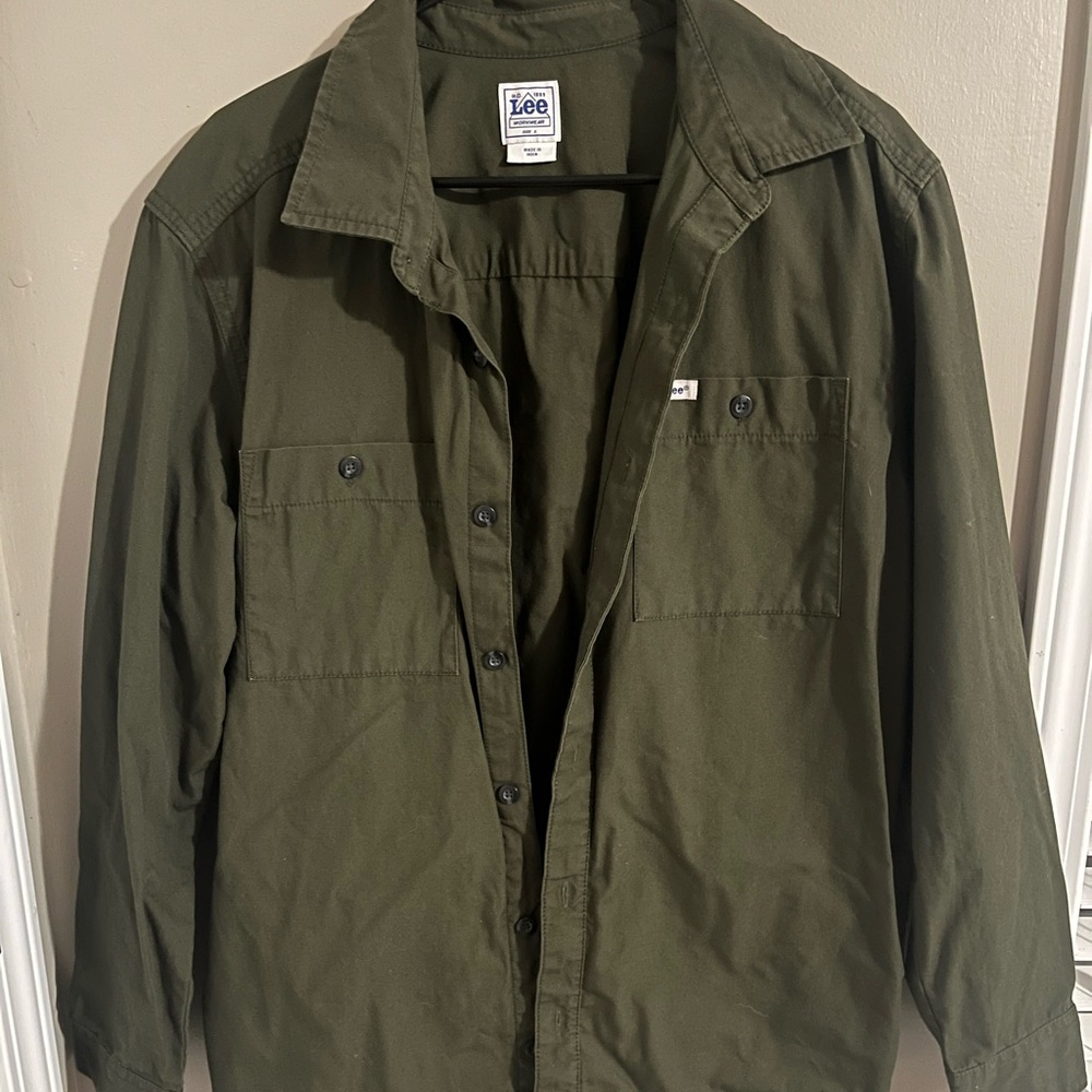 NWOT Lee Olive Workwear Shirt